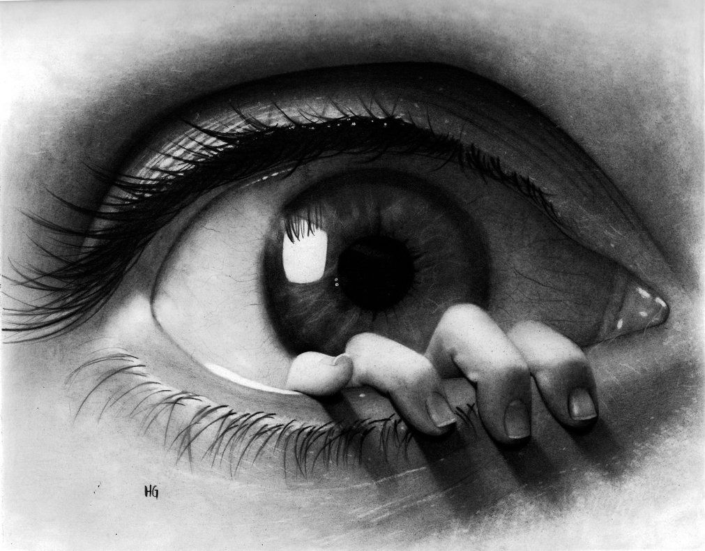 surreal eye drawing by hg art on deviantart