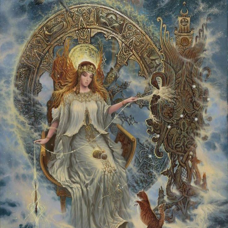 РАБОТА С БОГИНЕЙ МАКОШЬ Богиня Макошь - единственнственное женское божество,которое входило в пантеон князя Владимира наравне с другими 4 богами.