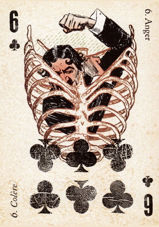 ГАЛЕРЕЯ КАРТ ОРАКУЛА - "CARTOMANCER" 45 6 - Гнев