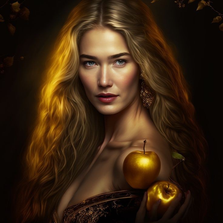БОГИНЯ ВЕЧНОГО ОБНОВЛЕНИЯ - ИДУНН Идунн – богиня вечного обновления. Она пытается сдерживать ярость божественных сил во вселенной, будучи хранительницей золотых яблок асов.