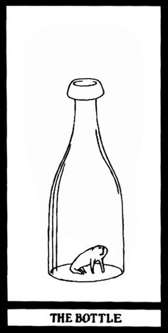 ГАЛЕРЕЯ КОЛОДЫ ТАРО "ФАНТОД" - EDWARD GOREY'S FANTOD PACK 22 БУТЫЛКА