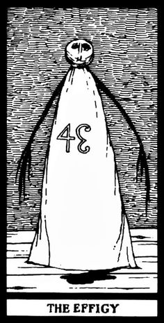 ГАЛЕРЕЯ КОЛОДЫ ТАРО "ФАНТОД" - EDWARD GOREY'S FANTOD PACK 4 ЧУЧЕЛО