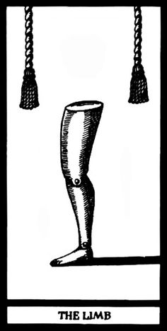ГАЛЕРЕЯ КОЛОДЫ ТАРО "ФАНТОД" - EDWARD GOREY'S FANTOD PACK 17 КОНЕЧНОСТЬ