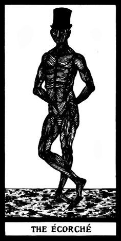 ГАЛЕРЕЯ КОЛОДЫ ТАРО "ФАНТОД" - EDWARD GOREY'S FANTOD PACK 16 КОРШУН