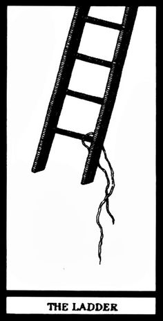 ГАЛЕРЕЯ КОЛОДЫ ТАРО "ФАНТОД" - EDWARD GOREY'S FANTOD PACK 15 ЛЕСТНИЦА