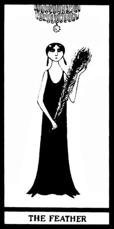 ГАЛЕРЕЯ КОЛОДЫ ТАРО "ФАНТОД" - EDWARD GOREY'S FANTOD PACK 11 ПЕРО