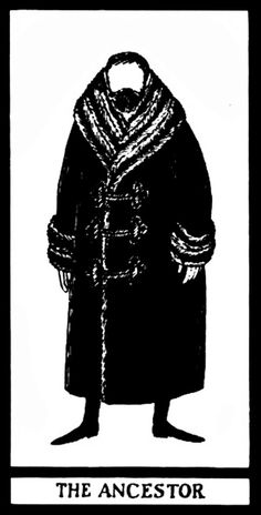 ГАЛЕРЕЯ КОЛОДЫ ТАРО "ФАНТОД" - EDWARD GOREY'S FANTOD PACK 12 ПРЕДОК