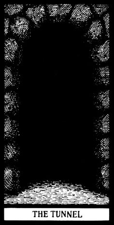 ГАЛЕРЕЯ КОЛОДЫ ТАРО "ФАНТОД" - EDWARD GOREY'S FANTOD PACK 5 ТУННЕЛЬ