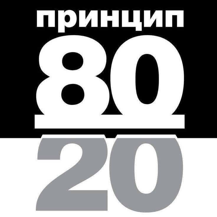 ПРИНЦИП ПАРЕТО 20% продуктов, употребляемых в пищу, образуют 80% жиров. 20% ваших соседей создают 80% всего шума. 20% служащих в вашем офисе делают 80% всей работы. Правило 80/20 вы найдете везде. В 1897 году итальянский экономист по фамилии Парето подсчитал, что 20% английских семей владеют 80% всех денег. Он же проверил это правило на зеленом горошке в своем саду: 20% стручков дают 80% всего урожая. Эта закономерность работает при любых обстоятельствах и во всех случаях.